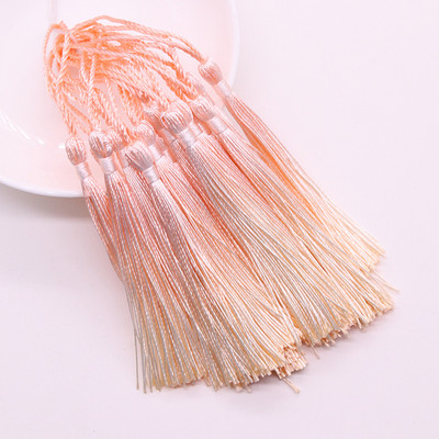 Ciucuri de 13 cm, gradient nou, pentru meșteșuguri, poliester, ciucuri de mătase, franjuri, bijuterii, cusut, bricolaj, îmbrăcăminte, pandantiv, semn de carte