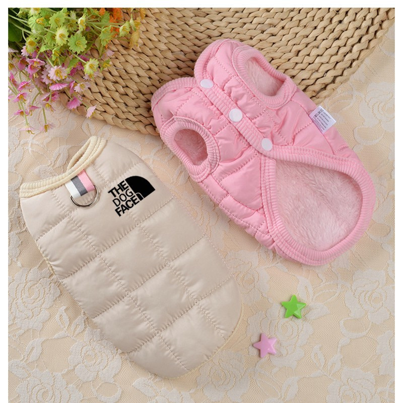 Ρούχα για σκύλους κατοικίδιων ζώων Χειμερινά βαμβακερά παλτά γιλέκων για σκύλους Plus ζεστά για μεσαίου μεγέθους ρούχα για σκύλους Κουτάβι γαλλικό μπουλντόγκ Chihuahua Perro