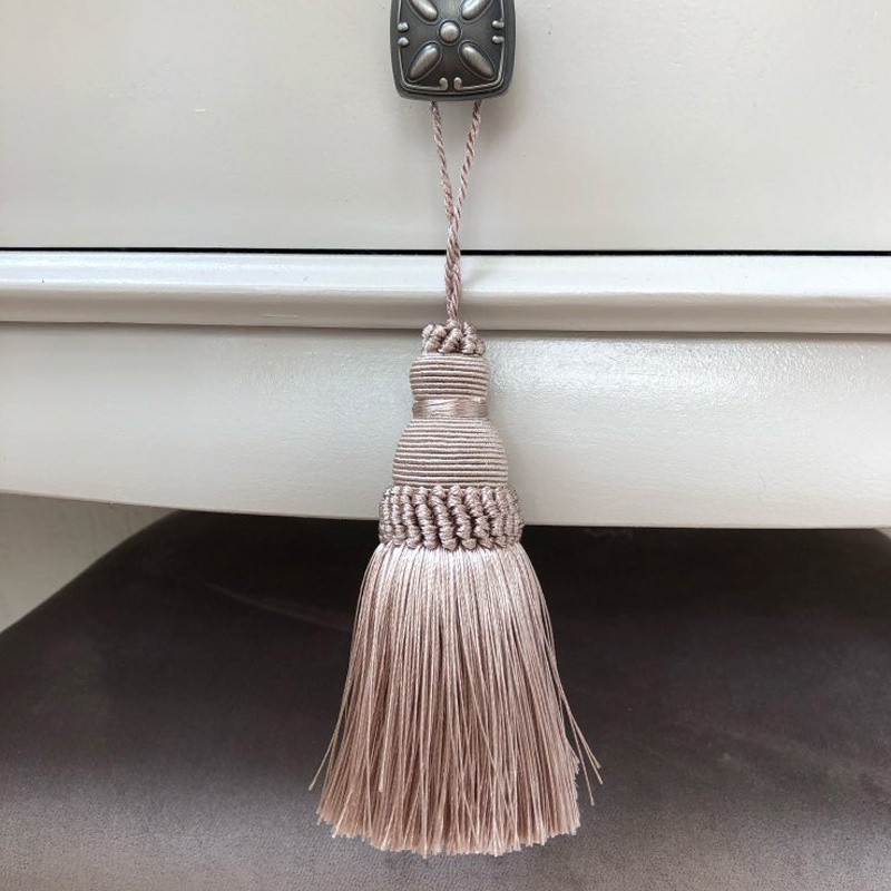 2 buc. ciucuri de aur agățat pandantiv draperii decorative, accesorii, ciucuri cheie pentru ciucuri pentru perdele, bricolaj, ciucuri, ornamente cu franjuri