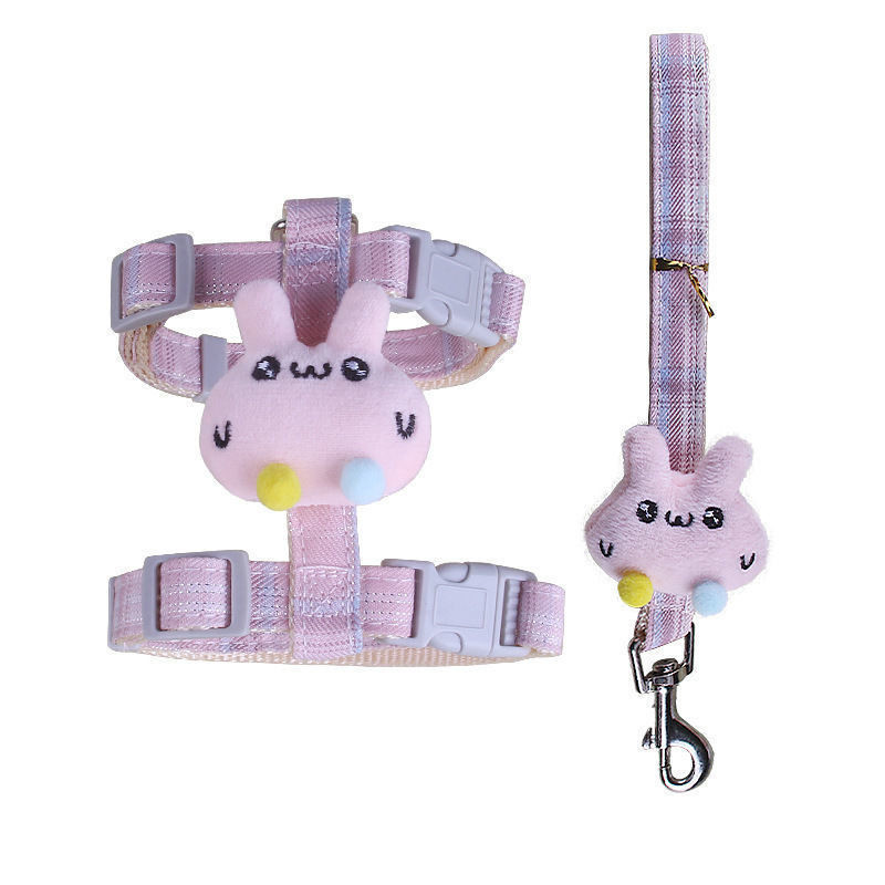 Novi pojas za pse za male pse, mačke, podesiva ogrlica za mačiće, pojas za kućne ljubimce s povodcem, karirani prsluk, prsluk, povodac, dodaci za pse