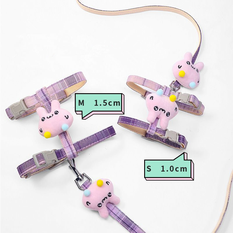 Novi pojas za pse za male pse, mačke, podesiva ogrlica za mačiće, pojas za kućne ljubimce s povodcem, karirani prsluk, prsluk, povodac, dodaci za pse