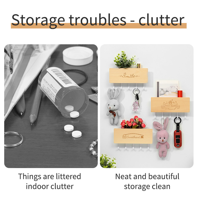 Kodu sissepääs Hoiuriiulid Mitmesugused esemed Hoiukast Võtmehoidja Mantlikonksud Seinariiul Kodukaunistus Aksessuaarid Riidepuu