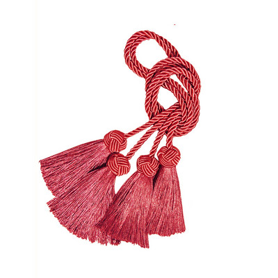 1db Szobakiegészítők Bojt függöny nyakkendő rojt Kézzel készített függönykötő hátak Függő golyó csat kötél függöny tartó kötszer