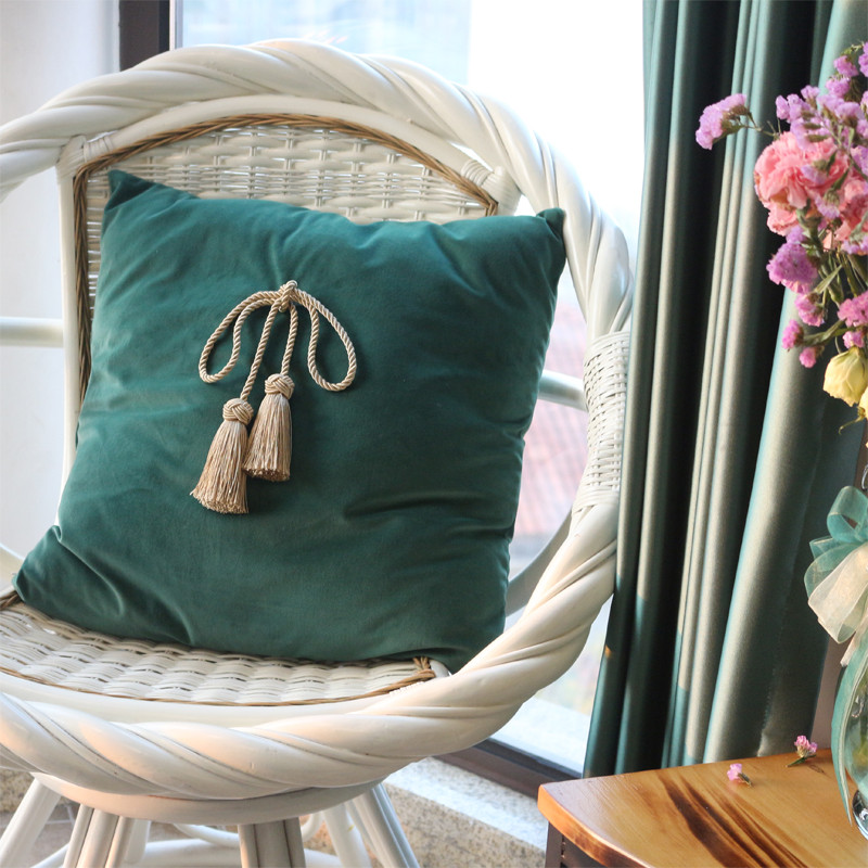 1db Szobakiegészítők Bojt függöny nyakkendő rojt Kézzel készített függönykötő hátak Függő golyó csat kötél függöny tartó kötszer