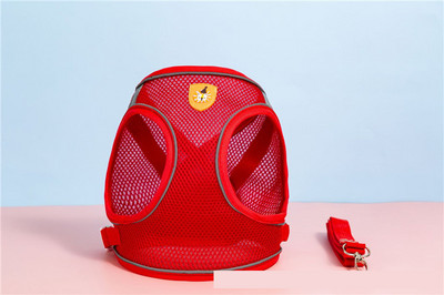 Novi reflektirajući sigurnosni pojasevi za kućne ljubimce Setovi prsnog pojasa za male srednje pse, mačke Modni prozračni pojasevi, prsluk, remen za prsa za štene