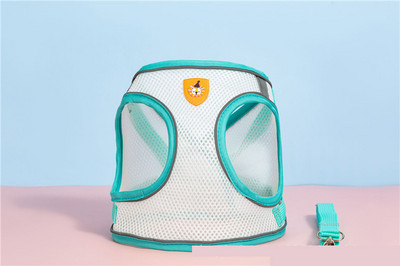 Novi reflektirajući sigurnosni pojasevi za kućne ljubimce Setovi prsnog pojasa za male srednje pse, mačke Modni prozračni pojasevi, prsluk, remen za prsa za štene