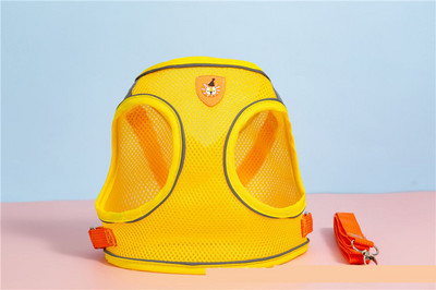 Novi reflektirajući sigurnosni pojasevi za kućne ljubimce Setovi prsnog pojasa za male srednje pse, mačke Modni prozračni pojasevi, prsluk, remen za prsa za štene