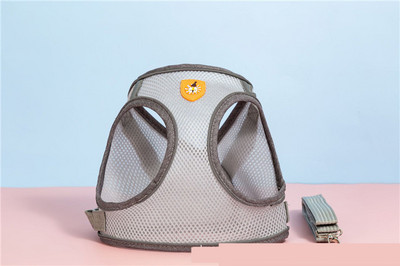 Novi reflektirajući sigurnosni pojasevi za kućne ljubimce Setovi prsnog pojasa za male srednje pse, mačke Modni prozračni pojasevi, prsluk, remen za prsa za štene