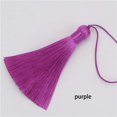 10τμχ Πολυεστερικές μεταξωτές φούντες Χειροποίητες κρεμαστές φούντες για χειροτεχνίες για κοσμήματα Κατασκευή DIY Διακόσμηση σπιτιού Κουρτίνες ραπτικής Αξεσουάρ