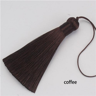 10τμχ Πολυεστερικές μεταξωτές φούντες Χειροποίητες κρεμαστές φούντες για χειροτεχνίες για κοσμήματα Κατασκευή DIY Διακόσμηση σπιτιού Κουρτίνες ραπτικής Αξεσουάρ