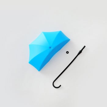 3 бр./компл. Творческа кука във формата на чадър Цветна закачалка за ключове Държач за домашна спалня Стенна декорация Аксесоари Тегло на товара 0,2 кг U3