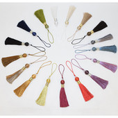 2db/tétel 10cm-es golyós bojt akasztókötéllel selyemvarró bojt Díszkulcsbojt függöny-lakás dekorációhoz