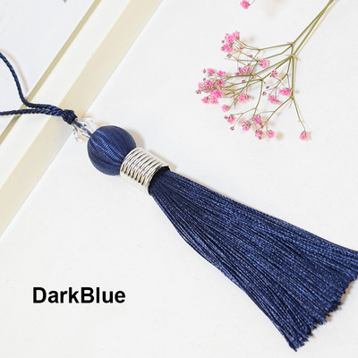 2db/tétel 10cm-es golyós bojt akasztókötéllel selyemvarró bojt Díszkulcsbojt függöny-lakás dekorációhoz