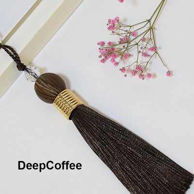 2db/tétel 10cm-es golyós bojt akasztókötéllel selyemvarró bojt Díszkulcsbojt függöny-lakás dekorációhoz