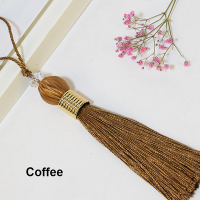 2db/tétel 10cm-es golyós bojt akasztókötéllel selyemvarró bojt Díszkulcsbojt függöny-lakás dekorációhoz