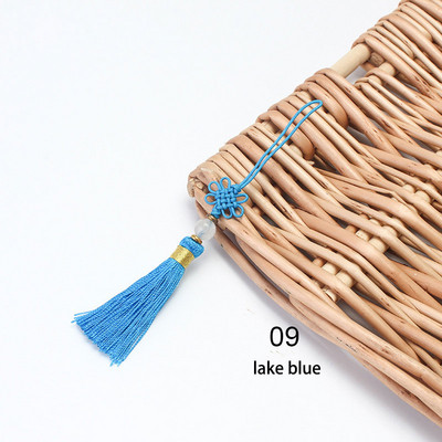 5db/tétel Jade Gyöngy Bojt Kínai Csomó Selyem Bojt Barkács kézműves Ajándék Ékszer készítés Fülbevaló Kiegészítő Ruházat Medál Dekor