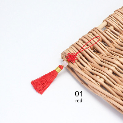 5db/tétel Jade Gyöngy Bojt Kínai Csomó Selyem Bojt Barkács kézműves Ajándék Ékszer készítés Fülbevaló Kiegészítő Ruházat Medál Dekor