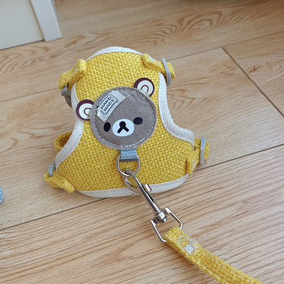 Mājdzīvnieku siksnas un siksnas komplekts Regulējami Suņi Kaķu Siksnas Elpojošas kucēnu Siksnas Čivavas Suņu Apmācības Piederumi