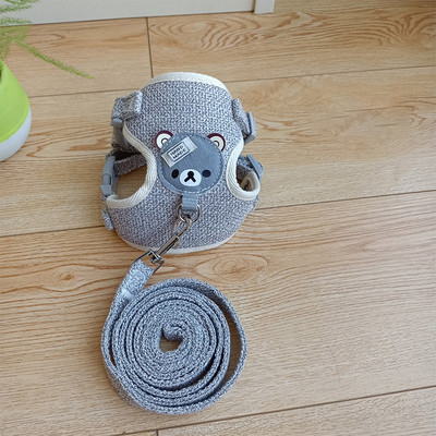 Mājdzīvnieku siksnas un siksnas komplekts Regulējami Suņi Kaķu Siksnas Elpojošas kucēnu Siksnas Čivavas Suņu Apmācības Piederumi