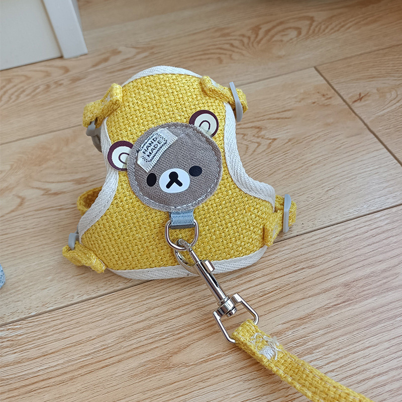 Mājdzīvnieku siksnas un siksnas komplekts Regulējami Suņi Kaķu Siksnas Elpojošas kucēnu Siksnas Čivavas Suņu Apmācības Piederumi