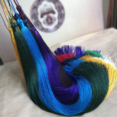 1 ks 50 cm polyesterové hodvábne korálky, strapce, štetce, strapce, ozdoby na remeslá, DIY šperky, hľadanie, ozdoby, doplnky na záclony