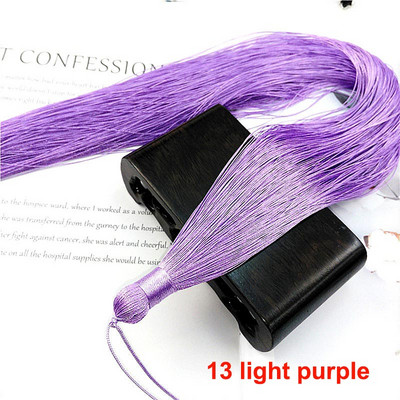 1 ks 50 cm polyesterové hodvábne korálky, strapce, štetce, strapce, ozdoby na remeslá, DIY šperky, hľadanie, ozdoby, doplnky na záclony