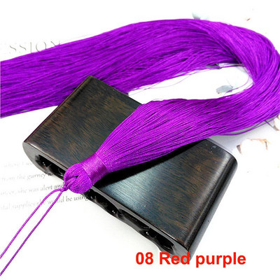 1 ks 50 cm polyesterové hodvábne korálky, strapce, štetce, strapce, ozdoby na remeslá, DIY šperky, hľadanie, ozdoby, doplnky na záclony