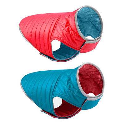 Atgriezeniska maza suņu dūnu jaka divkrāsu atstarojošas ziemas suņu drēbes lieliem suņiem mājdzīvnieku čivavas kažoks Franču buldoga veste