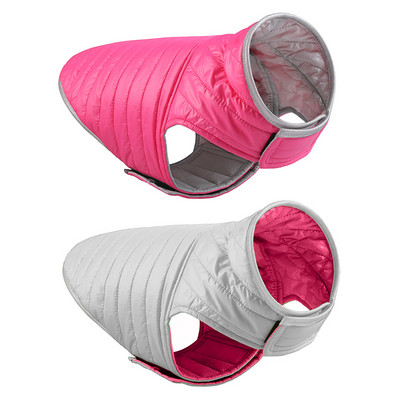 Atgriezeniska maza suņu dūnu jaka divkrāsu atstarojošas ziemas suņu drēbes lieliem suņiem mājdzīvnieku čivavas kažoks Franču buldoga veste