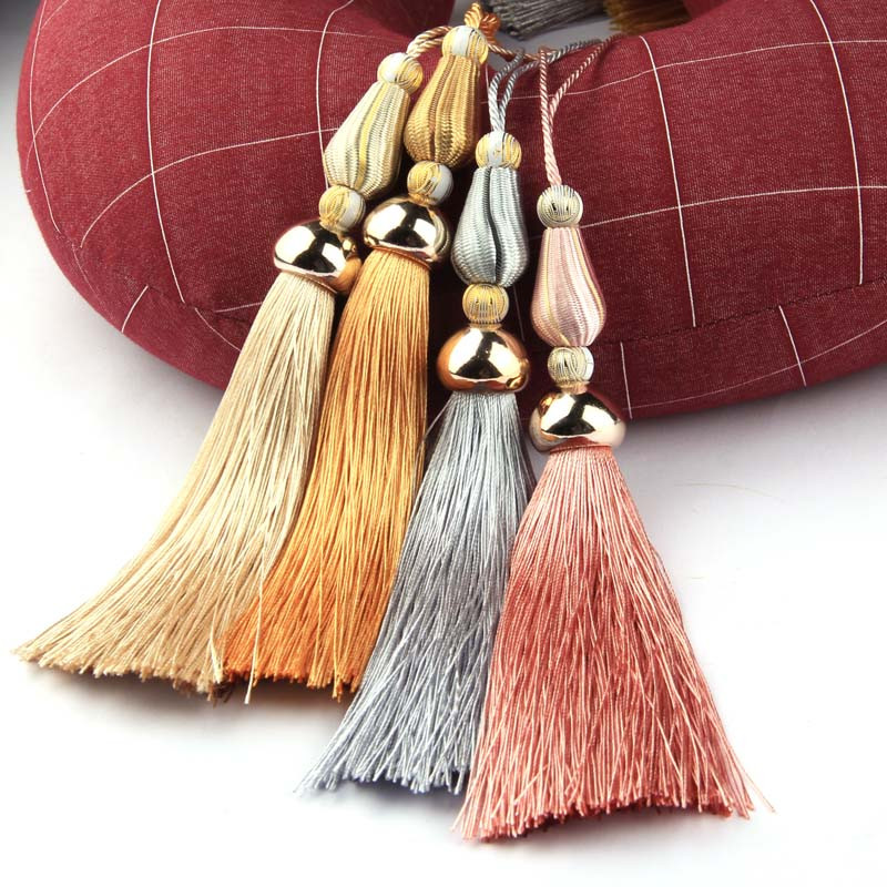 Κρεμαστό κρεμαστό κρεμαστό φούντα 1 τεμ. Διακοσμητικές κουρτίνες Αξεσουάρ Βασικές φούντες για δέσιμο κουρτινών DIY Craft Tassel Trim Fringe