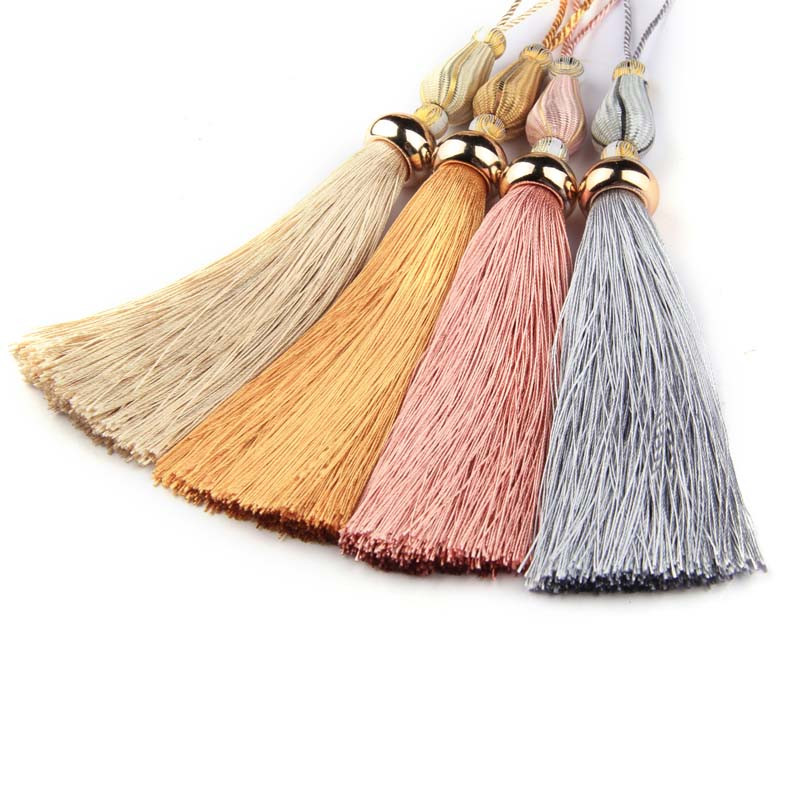 Κρεμαστό κρεμαστό κρεμαστό φούντα 1 τεμ. Διακοσμητικές κουρτίνες Αξεσουάρ Βασικές φούντες για δέσιμο κουρτινών DIY Craft Tassel Trim Fringe