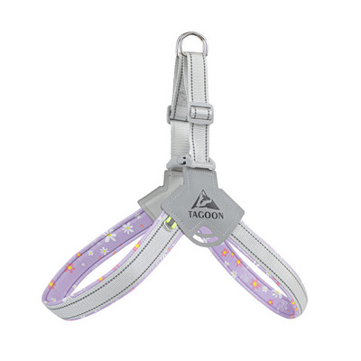 Seglu stila mājdzīvnieku zirglietas maziem un vidējiem suņiem Veste atstarojoša kucēna suņa krūšu siksna Chihuahua Yorkies pastaigu pavadi mājdzīvnieku piederumi