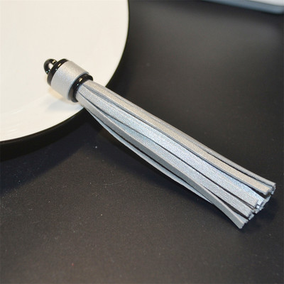 WFFNNKC 6 buc. pandantive cu ciucuri din piele artificială multicoloră, bijuterii pentru articole de îmbrăcăminte, artizanat, cu franjuri, geantă pentru telefon, lanț cheie, accesorii de decor