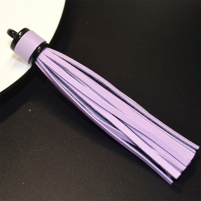 WFFNNKC 6 buc. pandantive cu ciucuri din piele artificială multicoloră, bijuterii pentru articole de îmbrăcăminte, artizanat, cu franjuri, geantă pentru telefon, lanț cheie, accesorii de decor