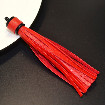 WFFNNKC 6 buc. pandantive cu ciucuri din piele artificială multicoloră, bijuterii pentru articole de îmbrăcăminte, artizanat, cu franjuri, geantă pentru telefon, lanț cheie, accesorii de decor