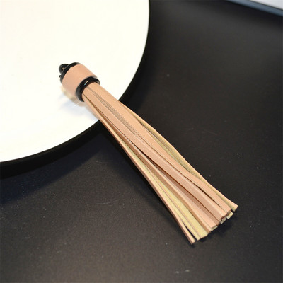 WFFNNKC 6 buc. pandantive cu ciucuri din piele artificială multicoloră, bijuterii pentru articole de îmbrăcăminte, artizanat, cu franjuri, geantă pentru telefon, lanț cheie, accesorii de decor