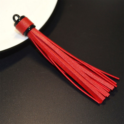 WFFNNKC 6 buc. pandantive cu ciucuri din piele artificială multicoloră, bijuterii pentru articole de îmbrăcăminte, artizanat, cu franjuri, geantă pentru telefon, lanț cheie, accesorii de decor