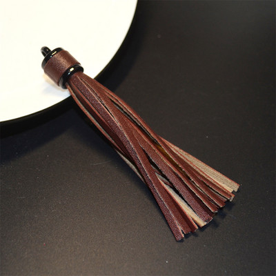 WFFNNKC 6 buc. pandantive cu ciucuri din piele artificială multicoloră, bijuterii pentru articole de îmbrăcăminte, artizanat, cu franjuri, geantă pentru telefon, lanț cheie, accesorii de decor