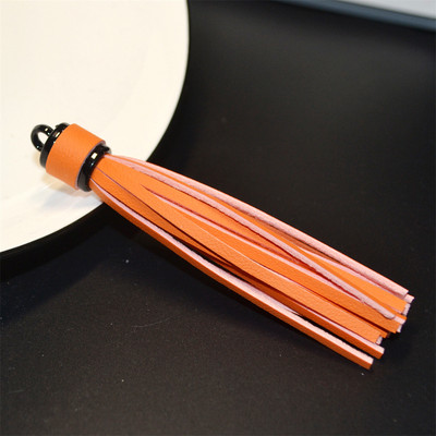 WFFNNKC 6 buc. pandantive cu ciucuri din piele artificială multicoloră, bijuterii pentru articole de îmbrăcăminte, artizanat, cu franjuri, geantă pentru telefon, lanț cheie, accesorii de decor