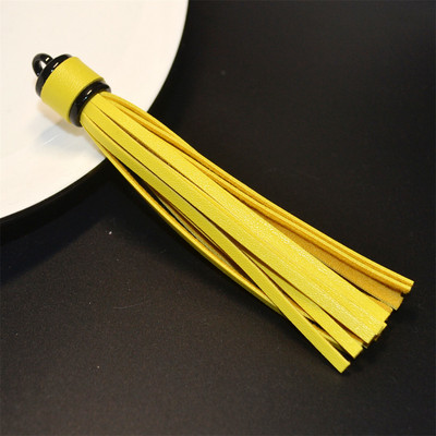 WFFNNKC 6 buc. pandantive cu ciucuri din piele artificială multicoloră, bijuterii pentru articole de îmbrăcăminte, artizanat, cu franjuri, geantă pentru telefon, lanț cheie, accesorii de decor