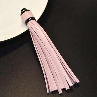 WFFNNKC 6 buc. pandantive cu ciucuri din piele artificială multicoloră, bijuterii pentru articole de îmbrăcăminte, artizanat, cu franjuri, geantă pentru telefon, lanț cheie, accesorii de decor