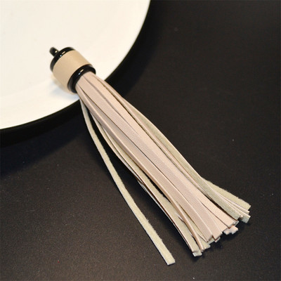 WFFNNKC 6 buc. pandantive cu ciucuri din piele artificială multicoloră, bijuterii pentru articole de îmbrăcăminte, artizanat, cu franjuri, geantă pentru telefon, lanț cheie, accesorii de decor