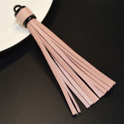 WFFNNKC 6 buc. pandantive cu ciucuri din piele artificială multicoloră, bijuterii pentru articole de îmbrăcăminte, artizanat, cu franjuri, geantă pentru telefon, lanț cheie, accesorii de decor