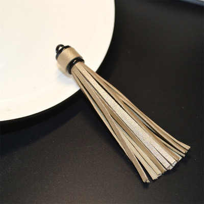 WFFNNKC 6 buc. pandantive cu ciucuri din piele artificială multicoloră, bijuterii pentru articole de îmbrăcăminte, artizanat, cu franjuri, geantă pentru telefon, lanț cheie, accesorii de decor