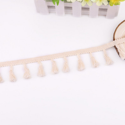 5 yard 4,0 cm pamut rojtos csipke minőségi bojt díszítő színes szalag ruha varrás kiegészítő függöny dekoratív