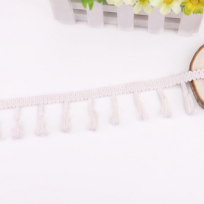 5 yard 4,0 cm pamut rojtos csipke minőségi bojt díszítő színes szalag ruha varrás kiegészítő függöny dekoratív