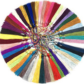 32 buc. Semn de carte cu ciucuri de mătase Perie cu franjuri pentru bricolaj, breloc, cârlige pentru cercei, pandantiv, bijuterii, accesorii, accesorii