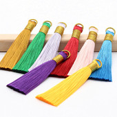 5 τεμ/συσκευασία 80mm Χρυσή φούντα Κρεμαστό σχοινί φούντα κρόσσια για ράψιμο κουρτινών Ένδυμα Διακόσμηση σπιτιού Αξεσουάρ κοσμημάτων χειροτεχνίας