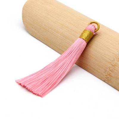 5 τεμ/συσκευασία 80mm Χρυσή φούντα Κρεμαστό σχοινί φούντα κρόσσια για ράψιμο κουρτινών Ένδυμα Διακόσμηση σπιτιού Αξεσουάρ κοσμημάτων χειροτεχνίας