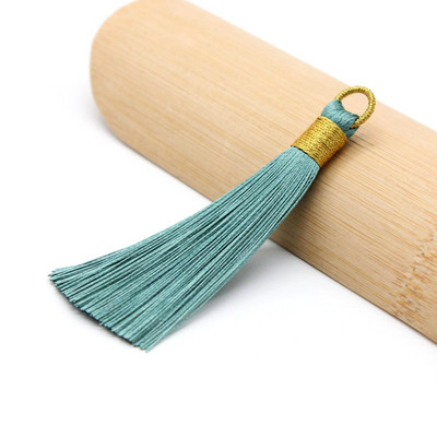 5 τεμ/συσκευασία 80mm Χρυσή φούντα Κρεμαστό σχοινί φούντα κρόσσια για ράψιμο κουρτινών Ένδυμα Διακόσμηση σπιτιού Αξεσουάρ κοσμημάτων χειροτεχνίας